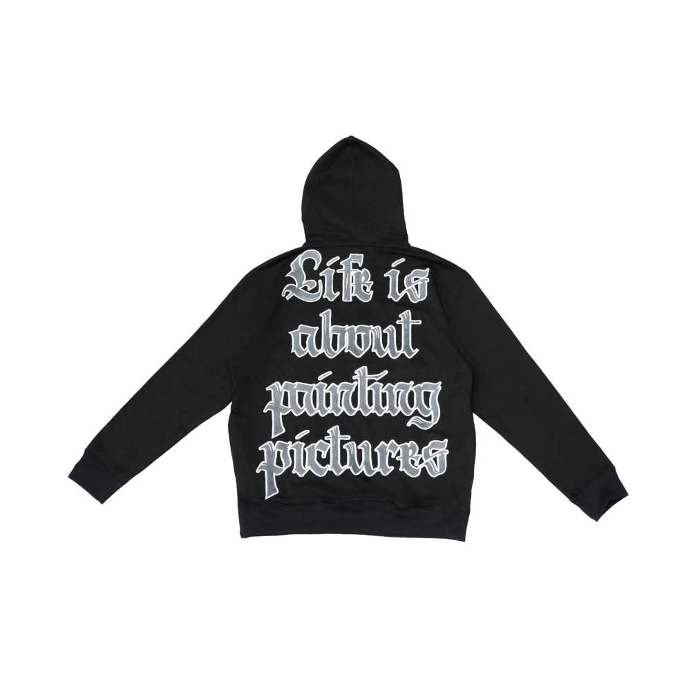 Black And Gray Art Show Hood