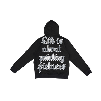 Black And Gray Art Show Hood