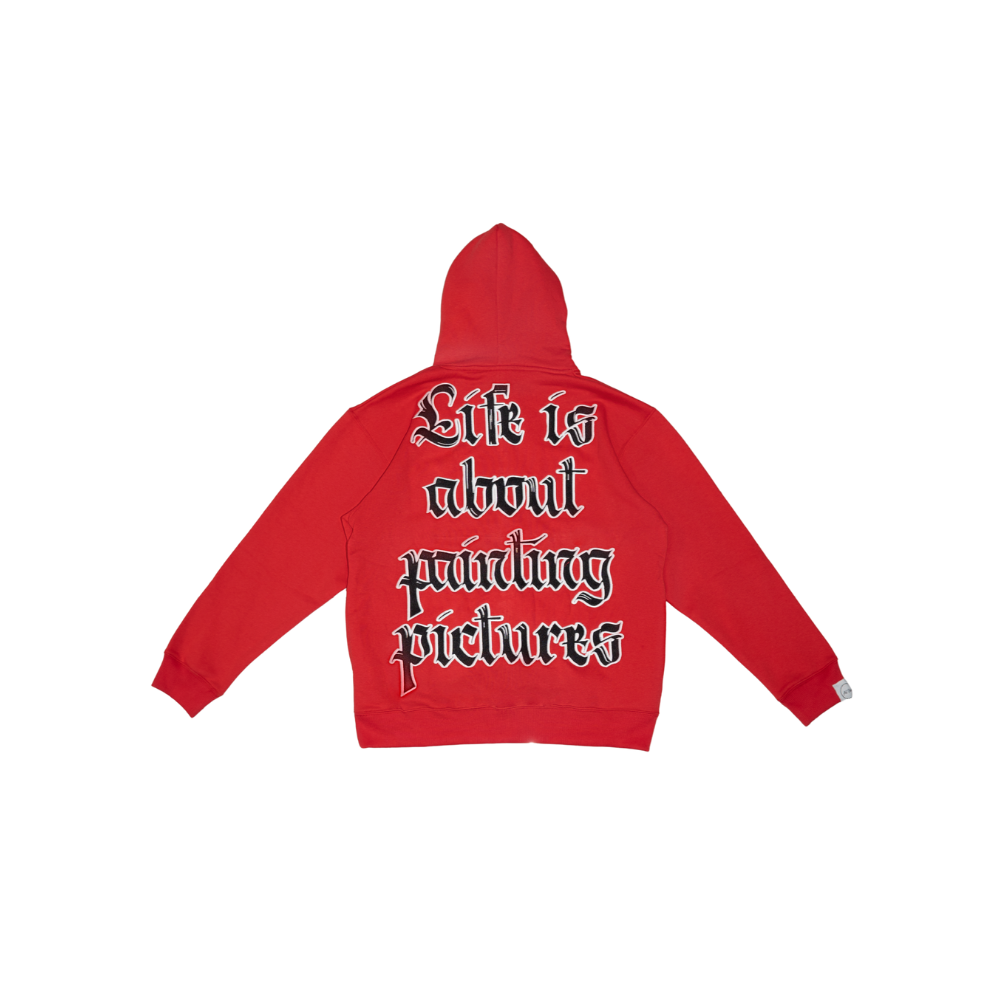 Red Black/White Art Show Hood